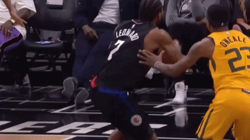 A Basketball Player With The Number 7 On His Shirt GIF