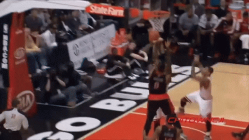 A Basketball Player With The Number 8 On His Jersey GIF