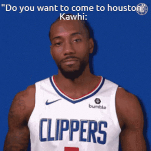 A Basketball Player With The Word Clippers On His Uniform GIF