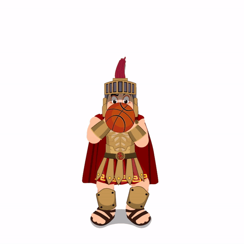 A Basketball With A Red Number 1 On It GIF