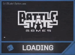A Battle State Games Loading Screen Is Displayed On A Computer Screen GIF