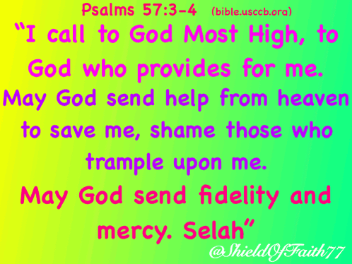 A Bible Verse That Says Psalms 57 3 4 GIF