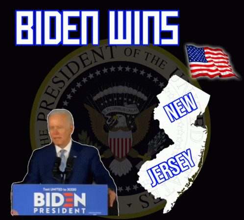Biden Poster Man Holding Biden President Sign GIF