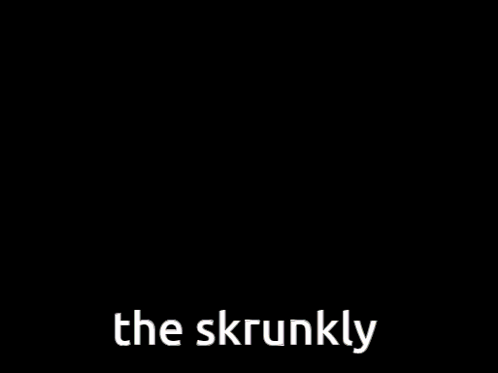 A Billboard With A Picture Of A Girl And The Words The Skrunkly GIF
