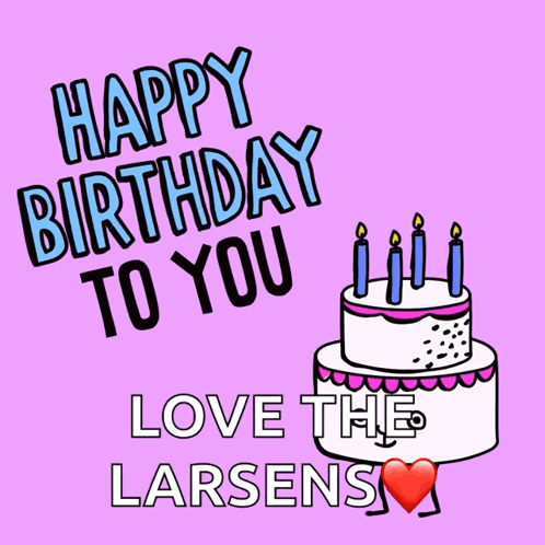 A Birthday Card That Says Happy Birthday To You GIF