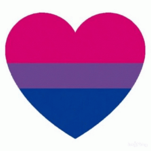 A Bisexual Flag With The Words Bi Pride On It GIF