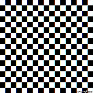 A Black And White Checkered Pattern On A White Background . GIF
