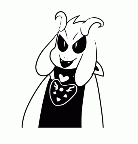 A Black And White Drawing Of A Cartoon Character With Sunglasses On . GIF