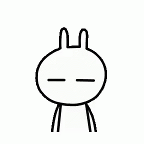 A Black And White Drawing Of A Cartoon Character With Tears Running Down His Face . GIF