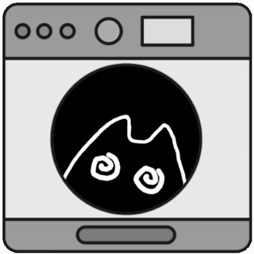 A Black And White Drawing Of A Cat 'S Face GIF