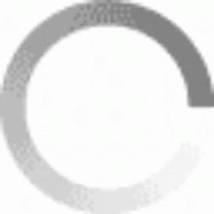 A Black And White Drawing Of A Circle With A Gray Border On A White Background . GIF