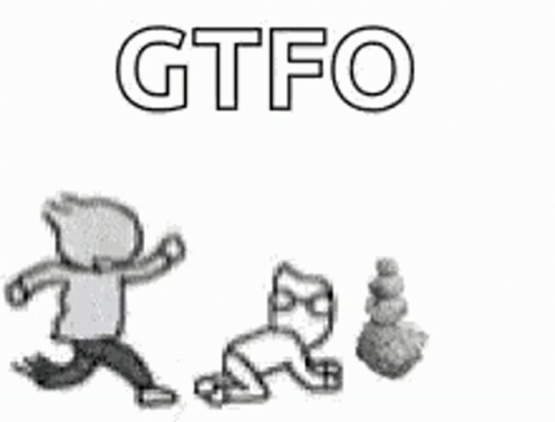 A Black And White Drawing Of A Man , A Cat And A Bag Of Money . GIF