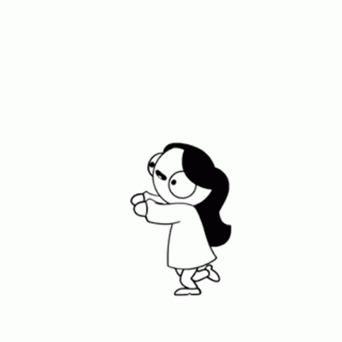 A Black And White Drawing Of A Man And A Woman Hugging . GIF
