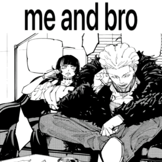 A Black And White Drawing Of A Man And A Woman With The Words Me And Bro Written Above Them GIF