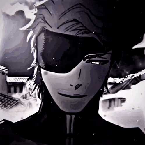 A Black And White Drawing Of A Man With Sunglasses On GIF