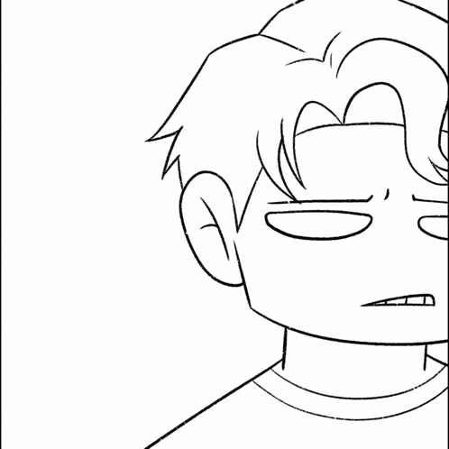A Black And White Drawing Of A Man With The Words " I 'Ll Never Forget This " On It GIF