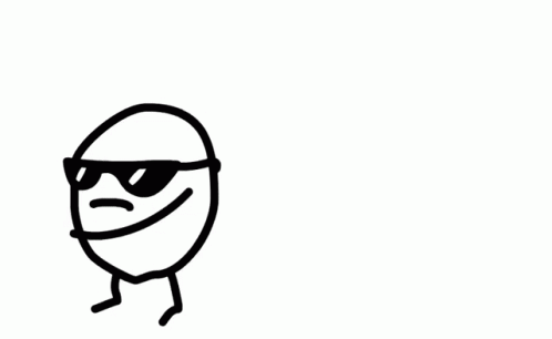 A Black And White Drawing Of A Person Holding A Gun And The Words Not Today GIF