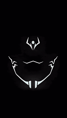 A Black And White Drawing Of A Person 'S Face With A Mohawk On It . GIF