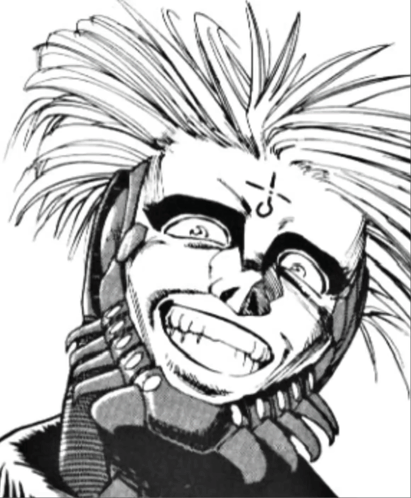 A Black And White Drawing Of A Person With A Tattoo On Their Face GIF