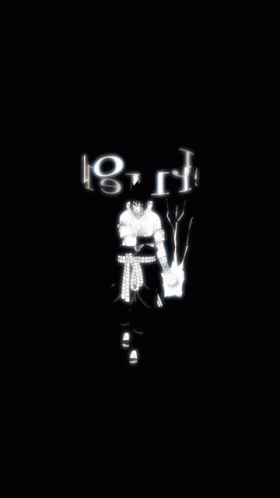 A Black And White Drawing Of A Person With The Letters Je Written On The Bottom GIF