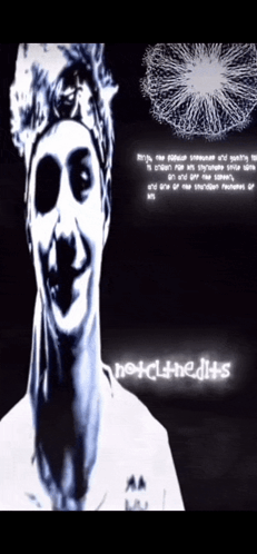 A Black And White Drawing Of A Person With The Words " Not Cloned " On It GIF