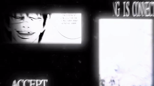 Black And White Man Saying Accept GIF