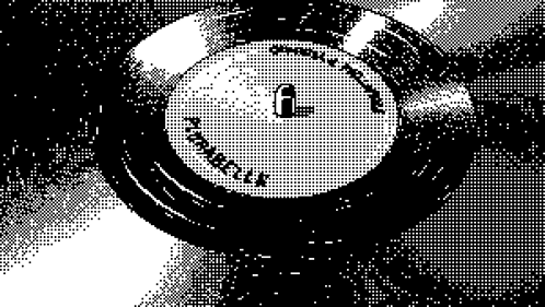 A Black And White Image Of A Person 'S Eye With The Word Providence Written On It GIF