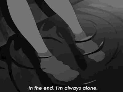 A Black And White Image Of A Person 'S Feet In The Water With A Quote . GIF
