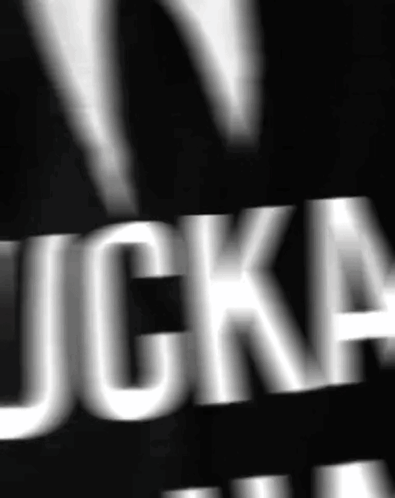 A Black And White Image Of The Word Jcka GIF
