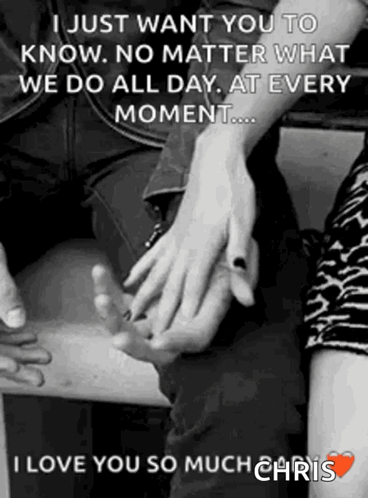 A Black And White Photo Of A Couple Holding Hands GIF