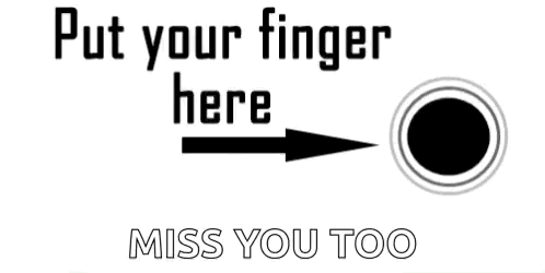 A Black And White Photo Of A Dog Laying Down With The Words `` Miss You Too '' . GIF