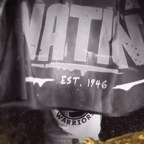 A Black And White Photo Of A Flag That Says Vatn GIF