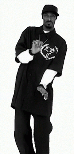 Black And White Man Wearing Hat And Long Shirt GIF