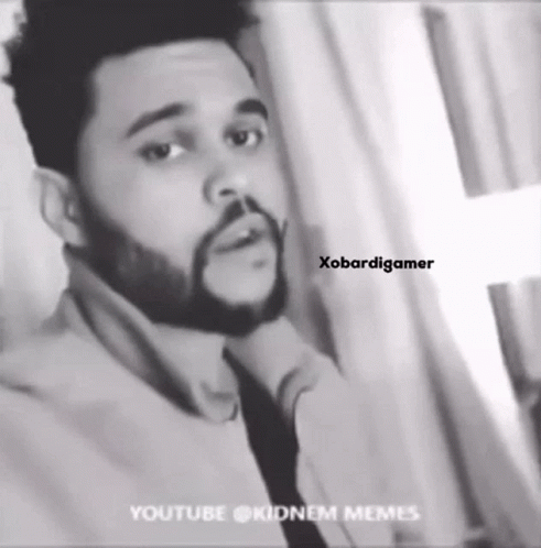 A Black And White Photo Of A Man With A Beard Wearing A Tie . GIF