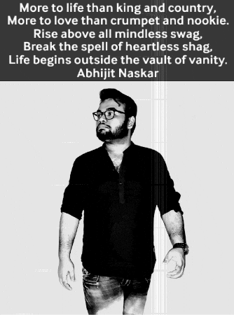 A Black And White Photo Of A Man With An Inspirational Quote GIF