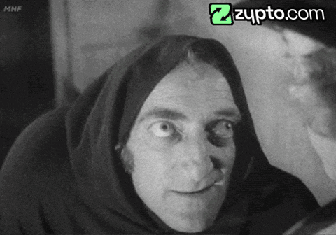 A Black And White Photo Of A Man With The Website Zupto.com At The Top GIF