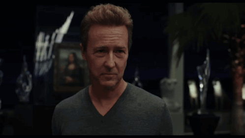 A Black And White Photo Of A Man With The Words True On It GIF