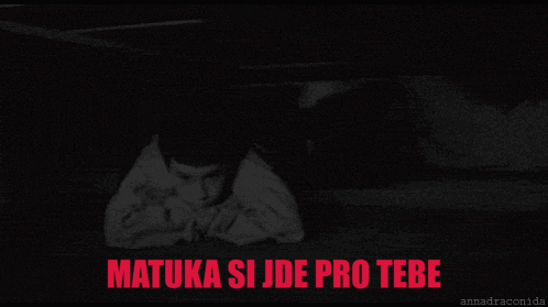 Black And White Monster Photo With Message GIF