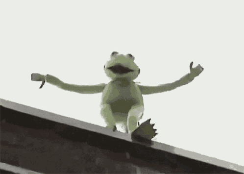 A Black And White Photo Of A Person Standing In A Room With A Blurred Background . GIF