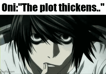 A Black And White Photo Of A Person With A Hand On Their Chin . GIF