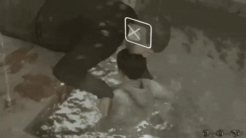 A Black And White Photo Of A Person With The Name Shaun GIF
