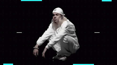 A Black And White Photo Of A Person With The Words Ez Mil Success Above Them GIF