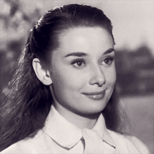 Black And White Photo Of Smiling Woman GIF