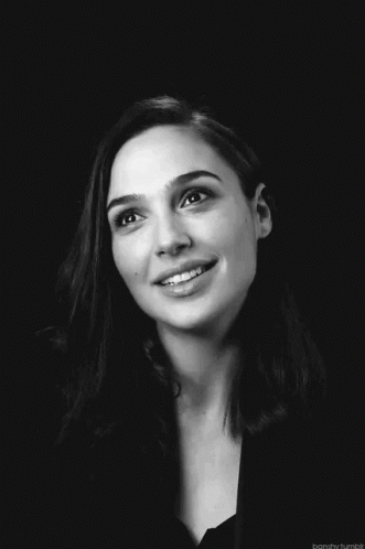 A Black And White Photo Of A Woman 'S Face With The Name Banshy Tumblr At The Bottom GIF