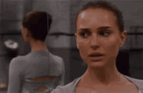 A Black And White Photo Of A Woman With Her Eyes Closed And Another Photo Of A Woman Smiling GIF