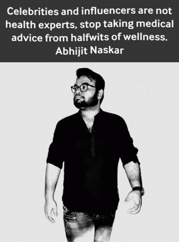 A Black And White Photo Of Abhijit Naskar GIF