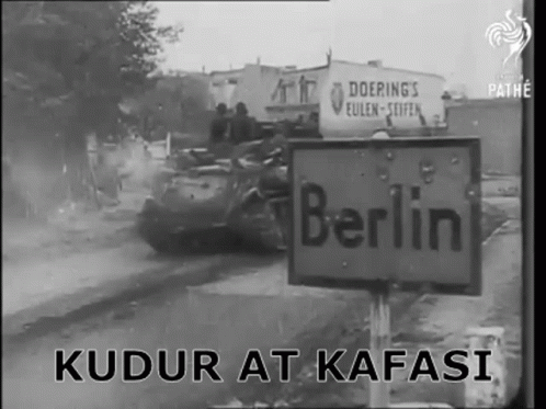 Black And White Berlin Sign GIF
