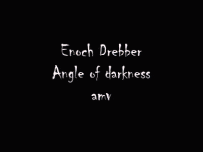 Black And White Photo With Darkness Angle Text GIF
