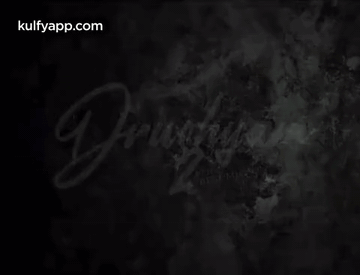 A Black And White Poster For A Movie Called Drughyam GIF