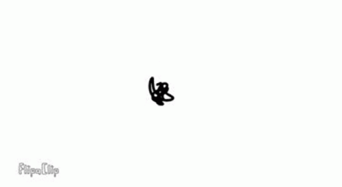 A Black And White Scribble On A White Background . GIF